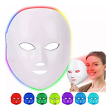 Máscara Led Facial De 7 Colores Para Cosmetología