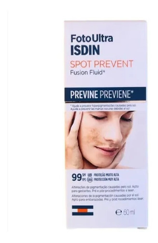 Isdin Foto Ultra Spot Prevent Fusion Fluid 99 Spf X 50ml