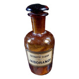 Frasco Farmacia Botica Antiguo Extracto Fluido Jaborandi