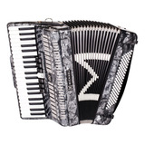 Acordeon Michael Acm12007n Pbk 120 Baixos