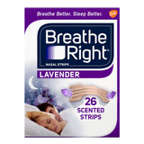 Breathe Right Bandas Nasales Con Esencia De Lavanda, Sin F&a