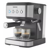 Cafetera Espresso 1,5lts Daewoo Automática Plateado Ref