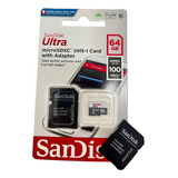 Cartão De Memoria Sandisk Ultra 100mb/s 64gb