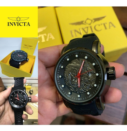 Relógio Invicta Yakuza S1 - Preto