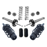 Kit Amortiguadores Resortes Bases Topes Vw Gol 08-20 Del/tra