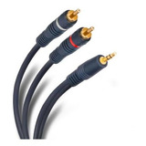 Cable 1,80m  Audio Uso Rudo De 1 Plug 3.5 A 2 Jack Rca 