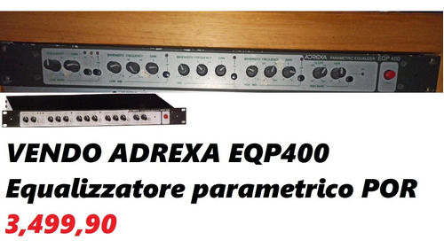 Adrexa Eqp400 Equalizador Parametrico