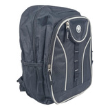 Mochila Clio Preta Juvenil Costas Masculina Ref. Mb6006a