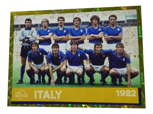 Figurinha Dourada Copa 2022 - Fwc25 Italy 1982 Museu Da Fifa