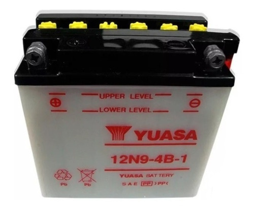 Bateria Yuasa 12n9 4b 1 Rouser 220 12n9-4b-1 Sin Acido Fas