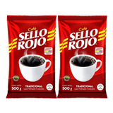 Café Sello Rojo 1 Kg (2 De 500gr) Molido 100% Colombiano 