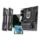 Kit Gamer Placa Mãe H97m Pro Lga 1150 Core I5 4590 16gb Ddr3