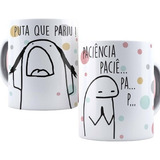 Caneca Flork Engraçada Personalizada - Puta Que Pariu