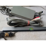 Nintendo Wii  Receptor Infrarojo, Trasformador Y Cables