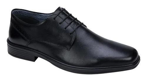 Zapato De Vestir De Caballero Flexi 6401 Color Negro