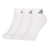 Tripack Calcetas adidas Cushioned Low Unisex White/grey