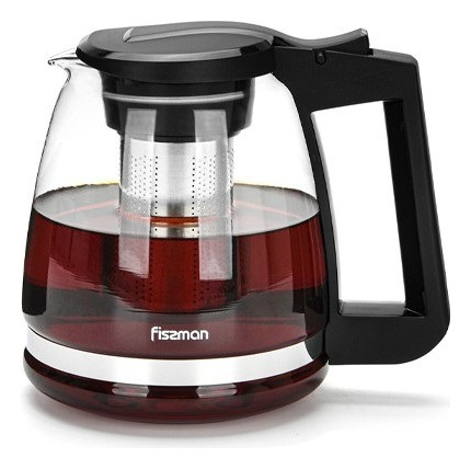 Tetera De Vidrio Con Infusor 1600ml - Fissman