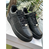 Tenis Nike Air Force 1 07 Preto Black Size 37 Br Unissex