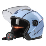 Casco De Moto Abatible Con Doble Mica Para Motocicleta