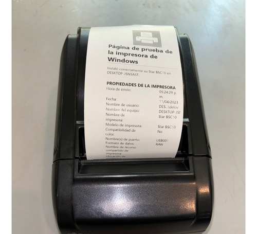 Impresora Térmica Usb De Ticket Star Micronics Bsc10ud 