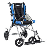 Silla De Ruedas Carriola Pci Especializada Infantil Color 1600 Azul