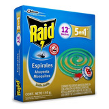 Raid Espiral Repelente Insecticida Para Mosquitos X 60u