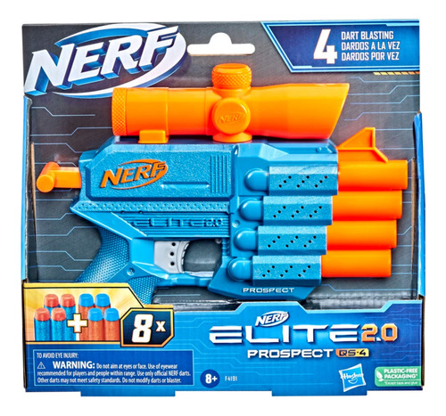 Pistola Nerf Elite 2.0 Prospect Qs 4
