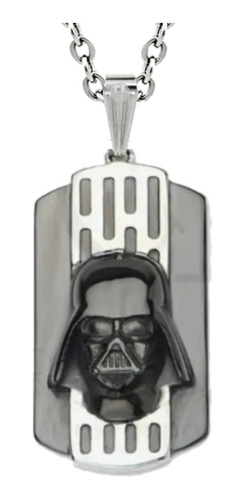 Dije Darth Vader + Cadena Importado Eeuu Star Wars Joyería 