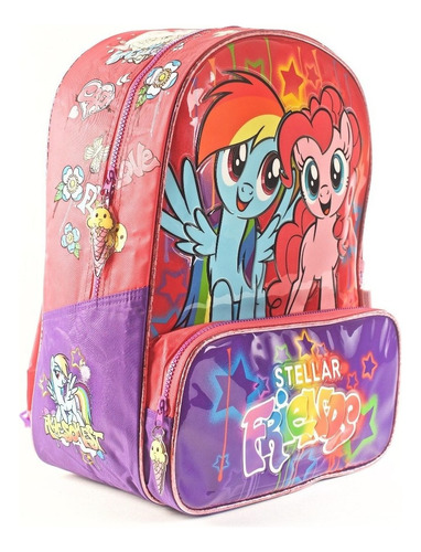 Mochila Espalda Grande 16p Pequeño Pony Wabro