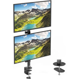 Soporte De Escritorio Para Monitor Doble, De Hasta 27 In