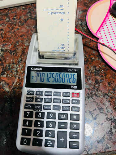 Calculadora Con Impresora Canon P1-dtsc Igual Nuevo