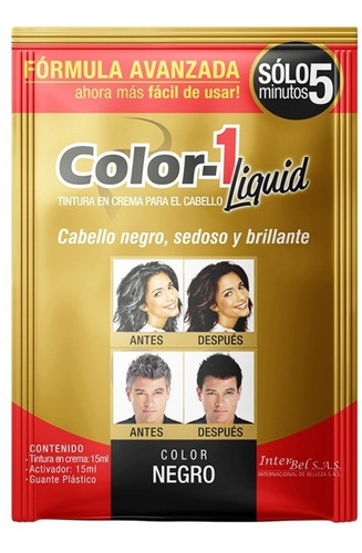 Tinte Color 1 Sobre X 30.00 Ml - mL a $190