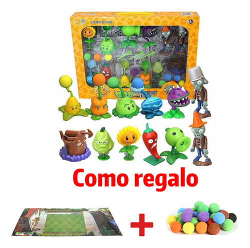 Plantas Vs Zombies Auténtico Juego De Juguetes Zombie Sin