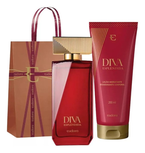 Eudora Diva Esplêndida Colônia 100ml + Loção Corporal 200ml