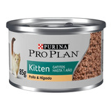 Purina Pro Plan Gatito Kitten Chicken Liver 85 Gr