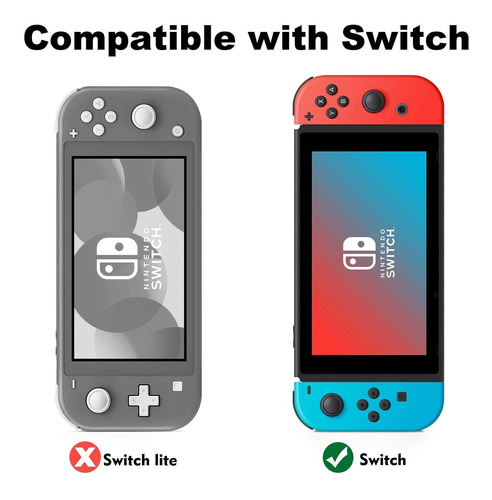 Cagos Funda Para Nintendo Switch, Carcasa Rígida Tpu Grip Cu