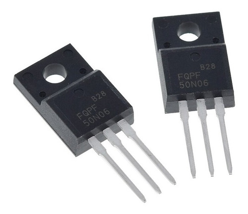 Mosfet Transistor Potencia Fqpf50n06 50n06 To-220f 60v 50a