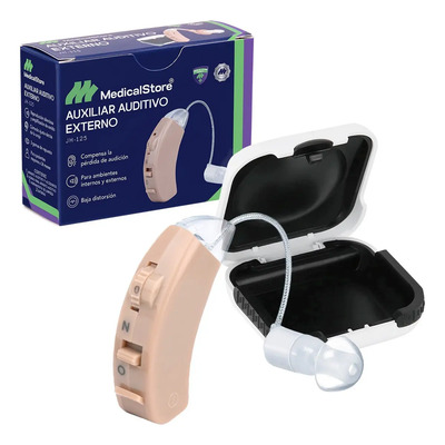 Audífono Amplificador Auxiliar Auditivo Sordera Color Beige | Envío gratis