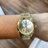 Relógio Feminino Technos Casual Elegance Dourado 2035mjds/4x