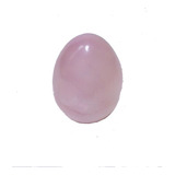 Yoni Egg De Quartzo Rosa (ovo Yoni) Sem Furo Pedra Natural