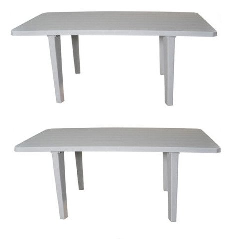 Mesa Rectangular Encastrable Mascardi Color Blanco X2