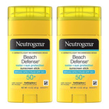 2 X Neutrogena Protetor Solar Beach Ultrasheer Stick Fps 50+