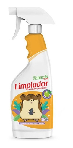 Limpiador De Hábitat Jaula Hamster Conejo Cuy Aves Limón 