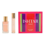 Perfume Importado Mujer Ishtar Edt 50ml + Mini Talla Set 