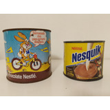 Lote De 2 Antiguas Latas Nesquik Colección 