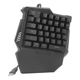 Teclado Retroiluminado Usb Gamer Una Mano G-7