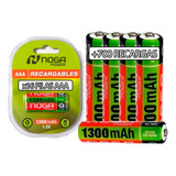 Pilas Aaa Recargables Pack X16 Noga 1300mah Mayorista Pcreg