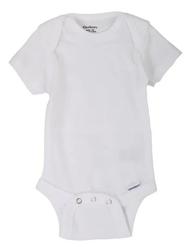 Pañaleros Gerber Bebe 8 Pzs Manga Corta 100% Originales