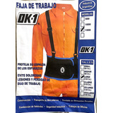 Faja Lumbar De Trabajo Reforzada Ok-1 Excelente Calidad