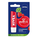 Hidratante Labial Sabor Morango Shine - Nivea 4,8g